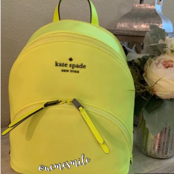 Kate Spade Backpack Radiant Yellow - Picture 3 of 13